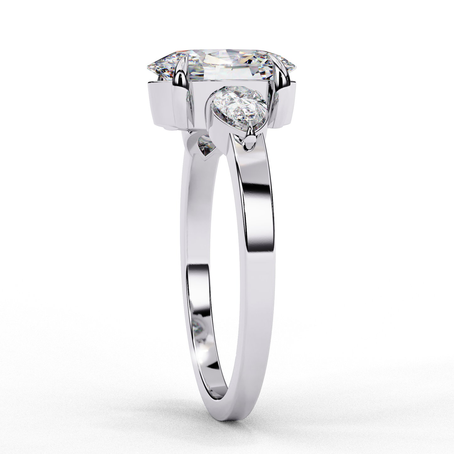 sylvie oval embrace trilogy ring