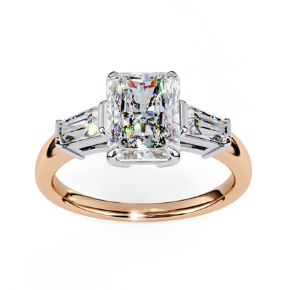 Radiant Éclat Lab Grown Diamond Ring