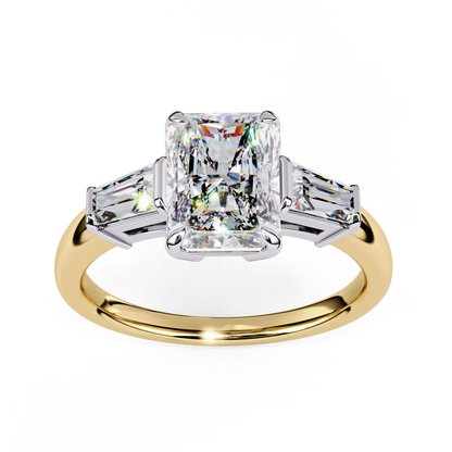 Radiant Éclat Lab Grown Diamond Ring