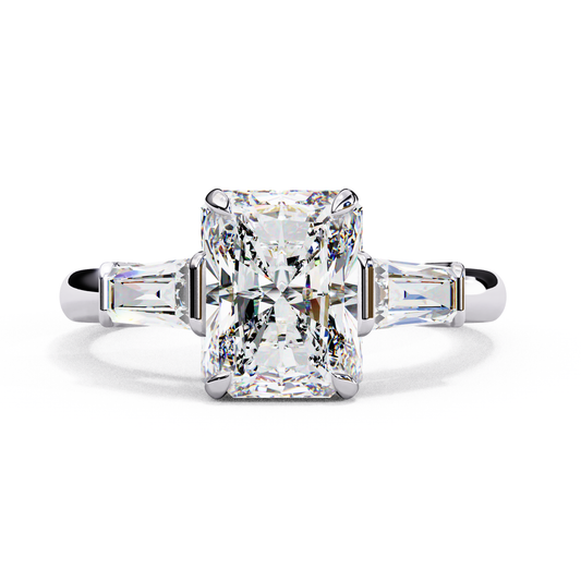 Radiant Éclat Lab Grown Diamond Ring