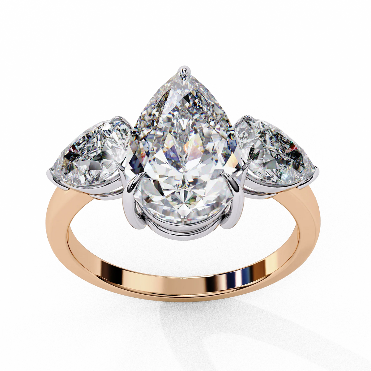 Lunaria Pear Petal Ring - Ophiratbf