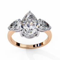 Lunaria Pear Petal Ring - Ophiratbf
