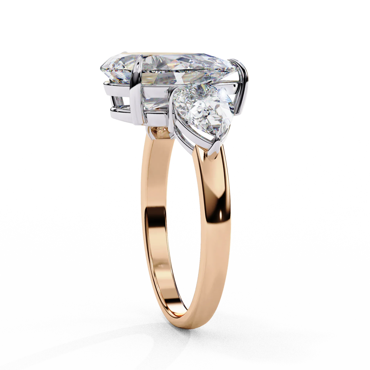 Lunaria Pear Petal Ring - Ophiratbf