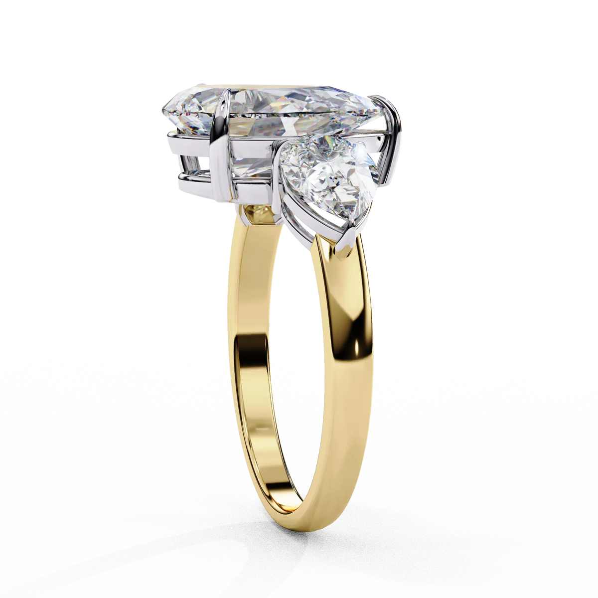 Lunaria Pear Petal Ring - Ophiratbf