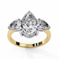 Lunaria Pear Petal Ring - Ophiratbf