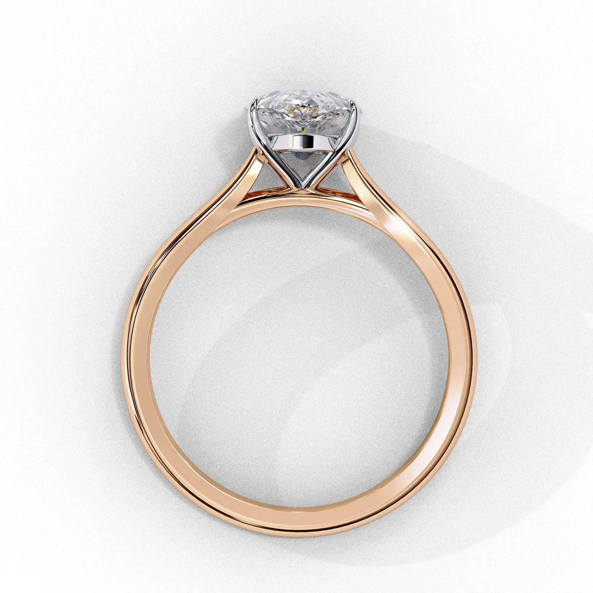 Pear Cut Lab Grown Diamond Ring - Ophiratbf