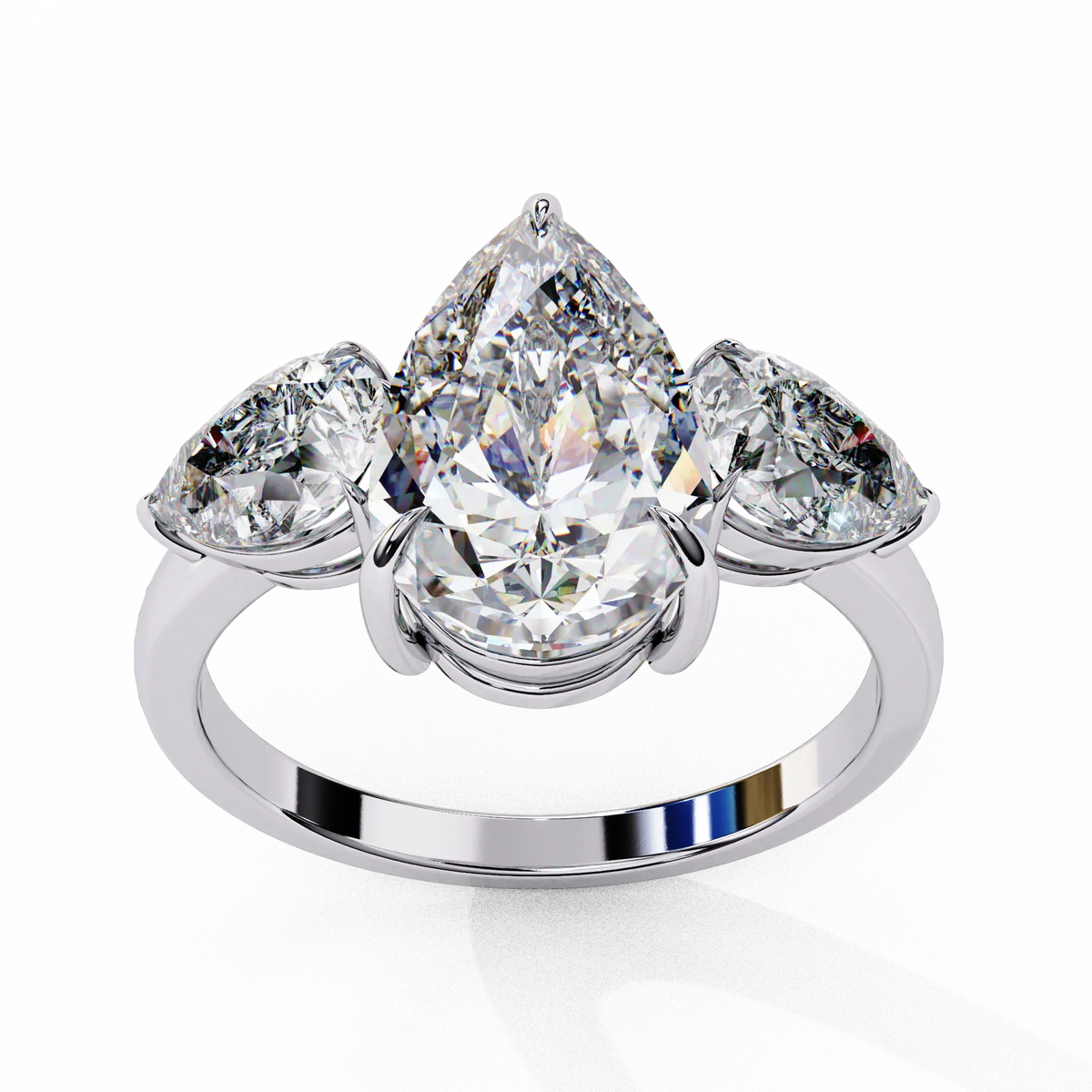 Lunaria Pear Petal Ring - Ophiratbf