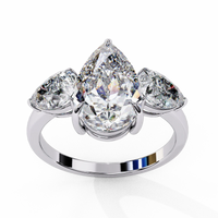 Lunaria Pear Petal Ring - Ophiratbf