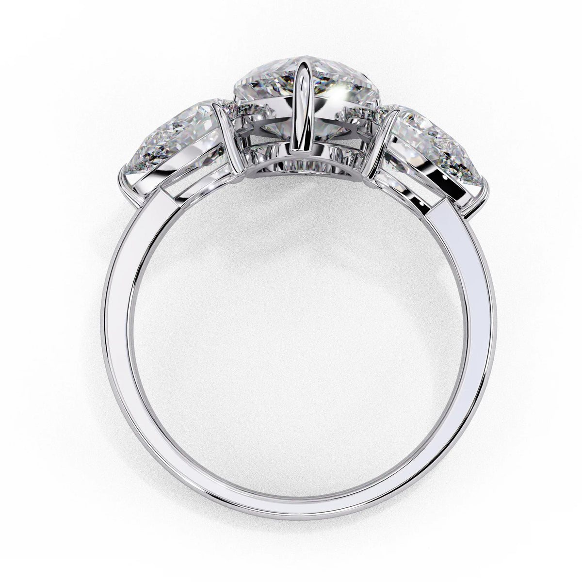 Lunaria Pear Petal Ring - Ophiratbf