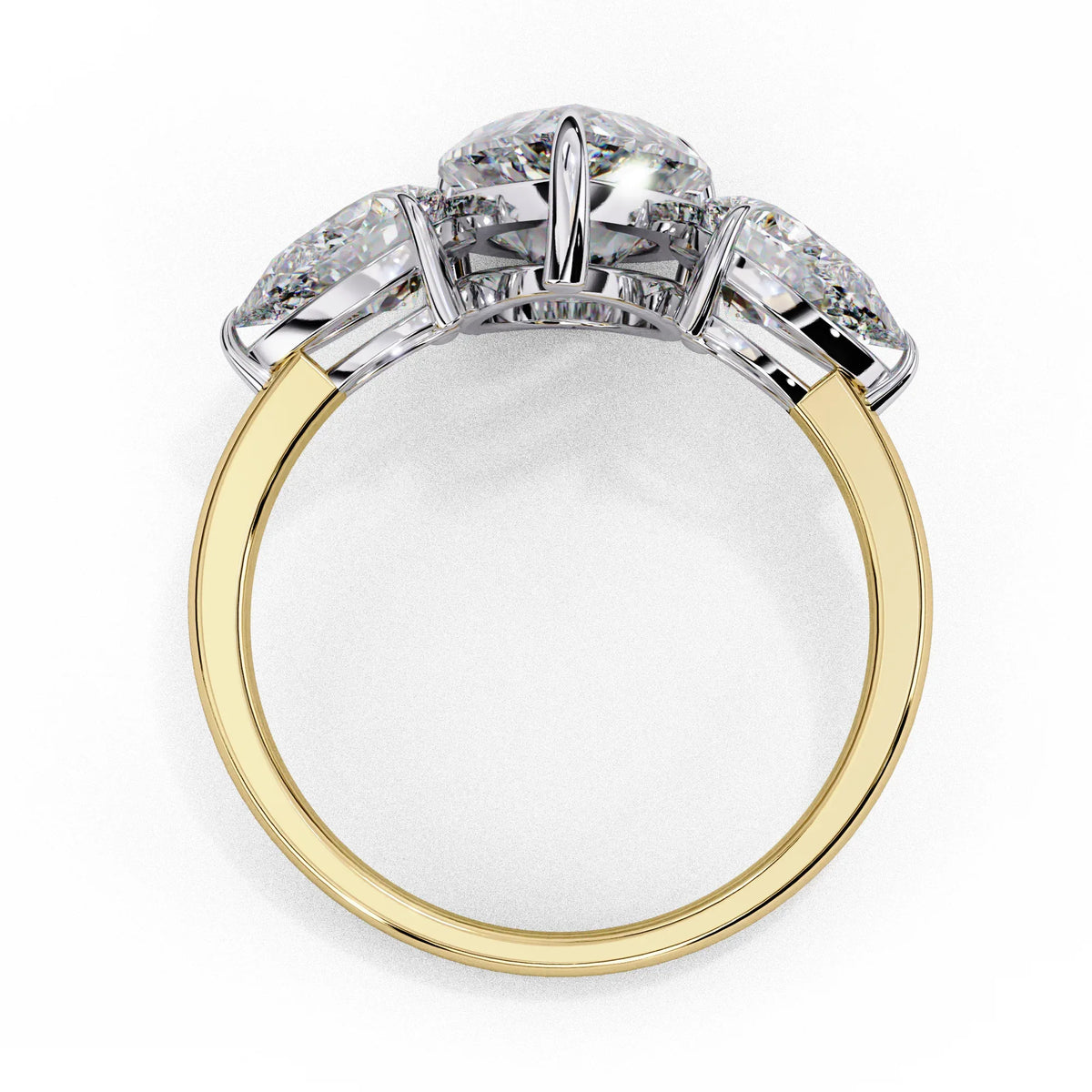 Lunaria Pear Petal Ring - Ophiratbf