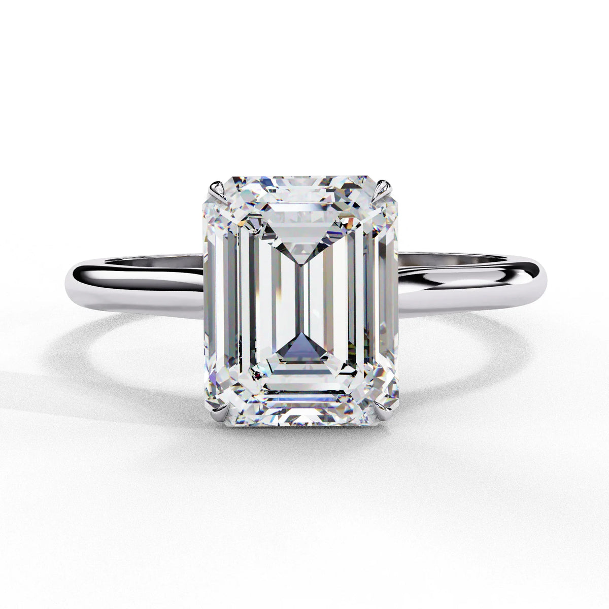 Ophira Lab Grown Diamond Emerald Solitaire Ring - Ophiratbf