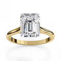 Ophira Lab Grown Diamond Emerald Solitaire Ring - Ophiratbf