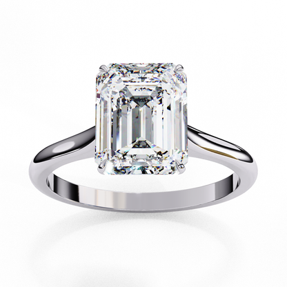 Ophira Lab Grown Diamond Emerald Solitaire Ring