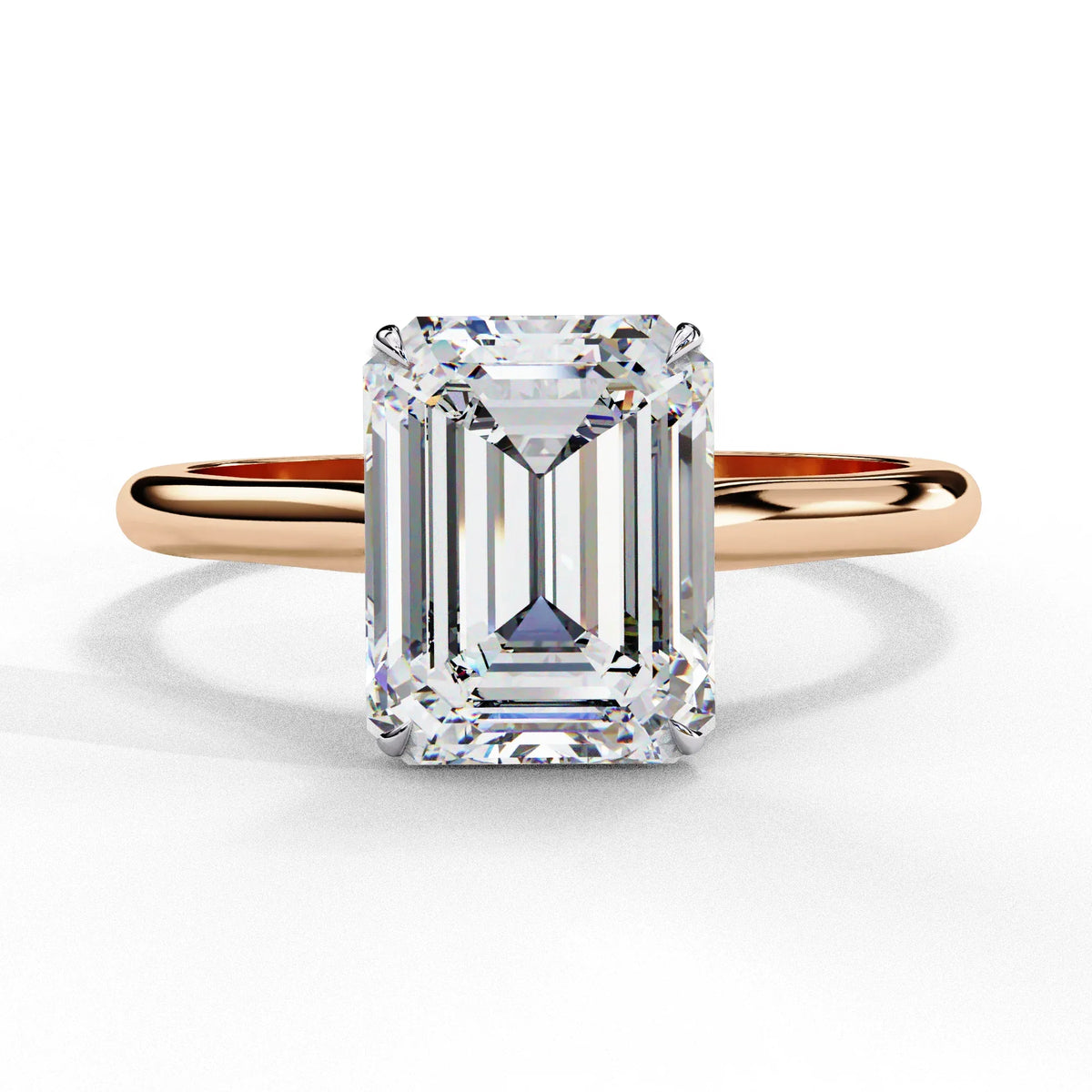 Ophira Lab Grown Diamond Emerald Solitaire Ring - Ophiratbf