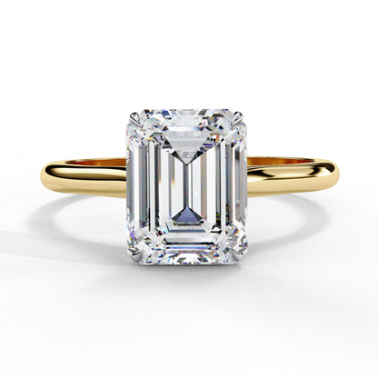 Ophira Lab Grown Diamond Emerald Solitaire Ring