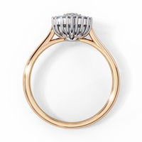 Marquise Lab grown diamond Halo Ring - Ophiratbf