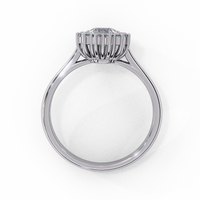 Aurelia Oval Halo Lab Grown Diamond Ring - Ophiratbf