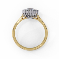 Callista Pear Halo Ring - Ophiratbf