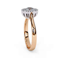 Callista Pear Halo Ring - Ophiratbf