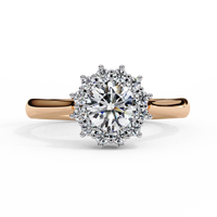 Aurelia Oval Halo Lab Grown Diamond Ring - Ophiratbf