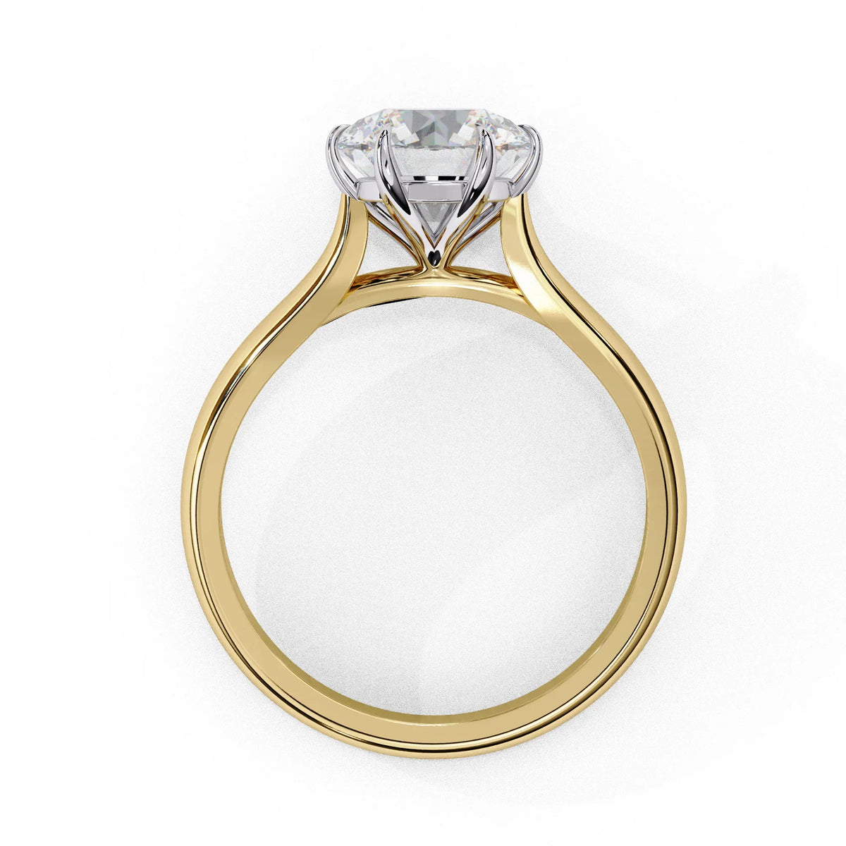 Ophira Lab Grown Diamond Round Solitaire Ring - Ophiratbf