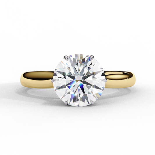 Ophira Lab Grown Diamond Round Solitaire Ring