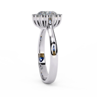 Amorette Heart Shape Halo Ring - Ophiratbf