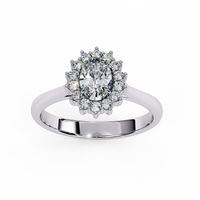 Amorette Heart Shape Halo Ring - Ophiratbf