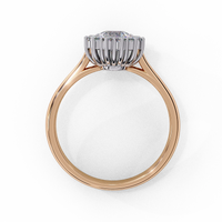 Amorette Heart Shape Halo Ring - Ophiratbf