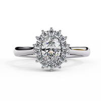 Amorette Heart Shape Halo Ring - Ophiratbf