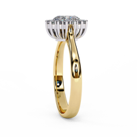 Amorette Heart Shape Halo Ring - Ophiratbf