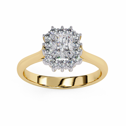 Ophira Round HaloLab Grown Diamond Ring