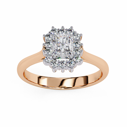 Ophira Round HaloLab Grown Diamond Ring