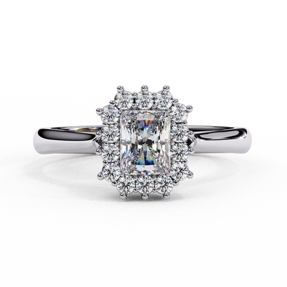 Ophira Round HaloLab Grown Diamond Ring