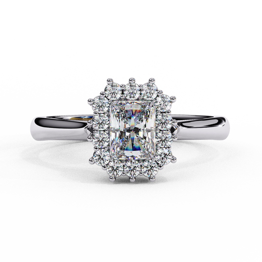 Ophira Round HaloLab Grown Diamond Ring