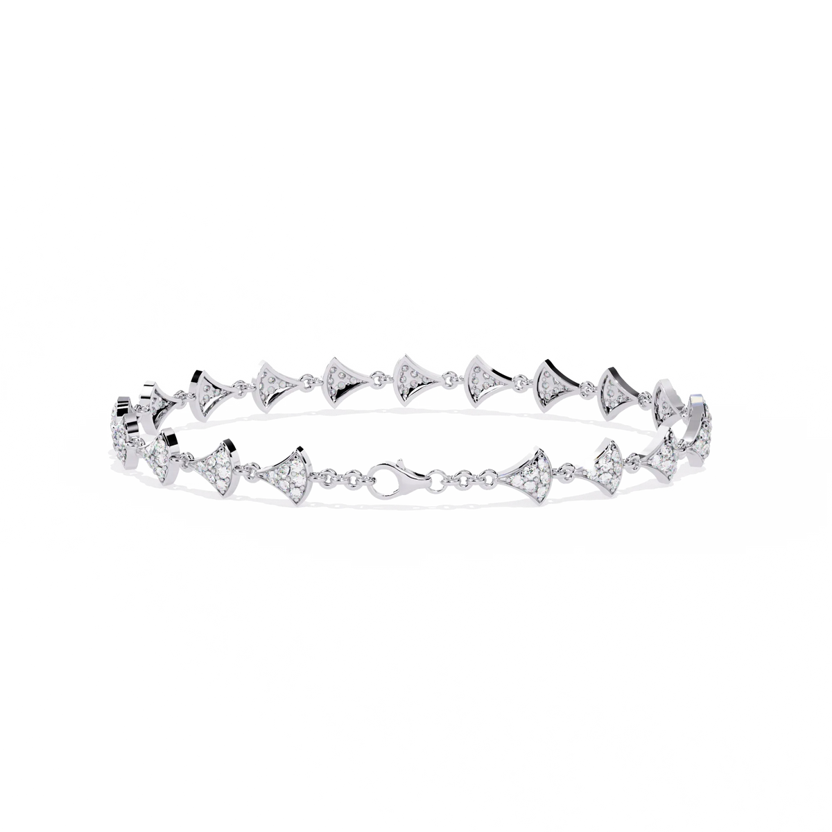 Deco Motif Lab Grown Diamond Bracelet - Ophiratbf