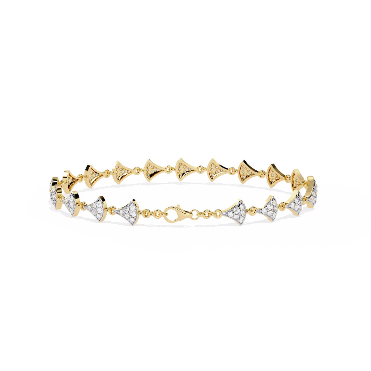 Deco Motif Lab Grown Diamond Bracelet - Ophiratbf