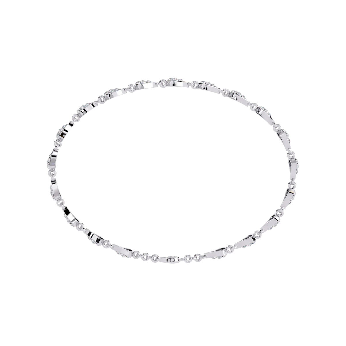 Deco Motif Lab Grown Diamond Bracelet - Ophiratbf