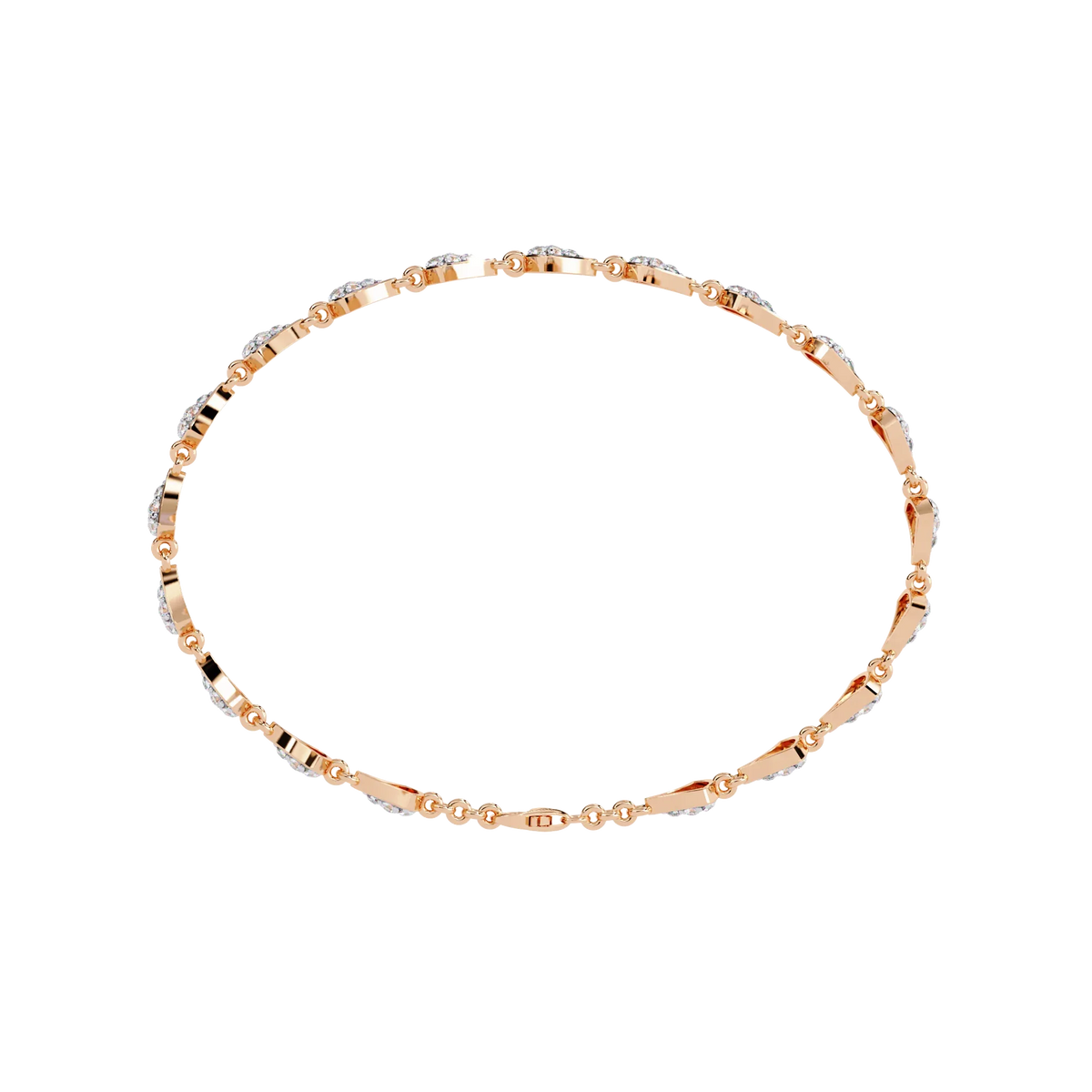 Deco Motif Lab Grown Diamond Bracelet - Ophiratbf