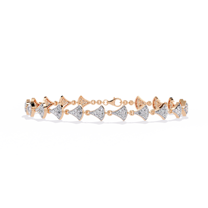 Deco Motif Lab Grown Diamond Bracelet