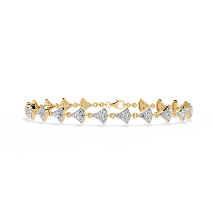 Deco Motif Lab Grown Diamond Bracelet