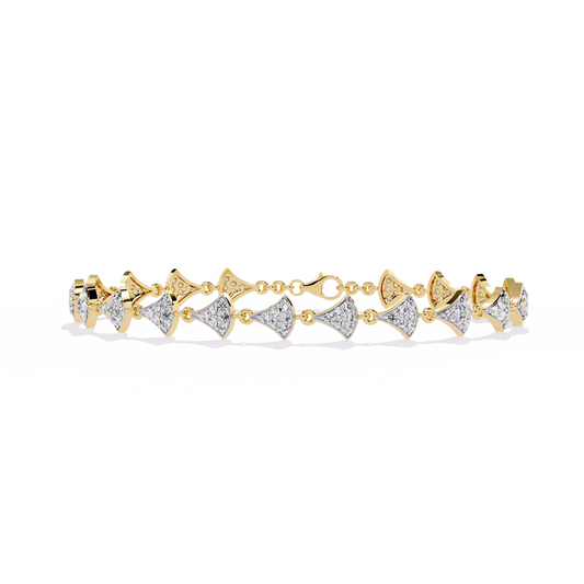Deco Motif Lab Grown Diamond Bracelet