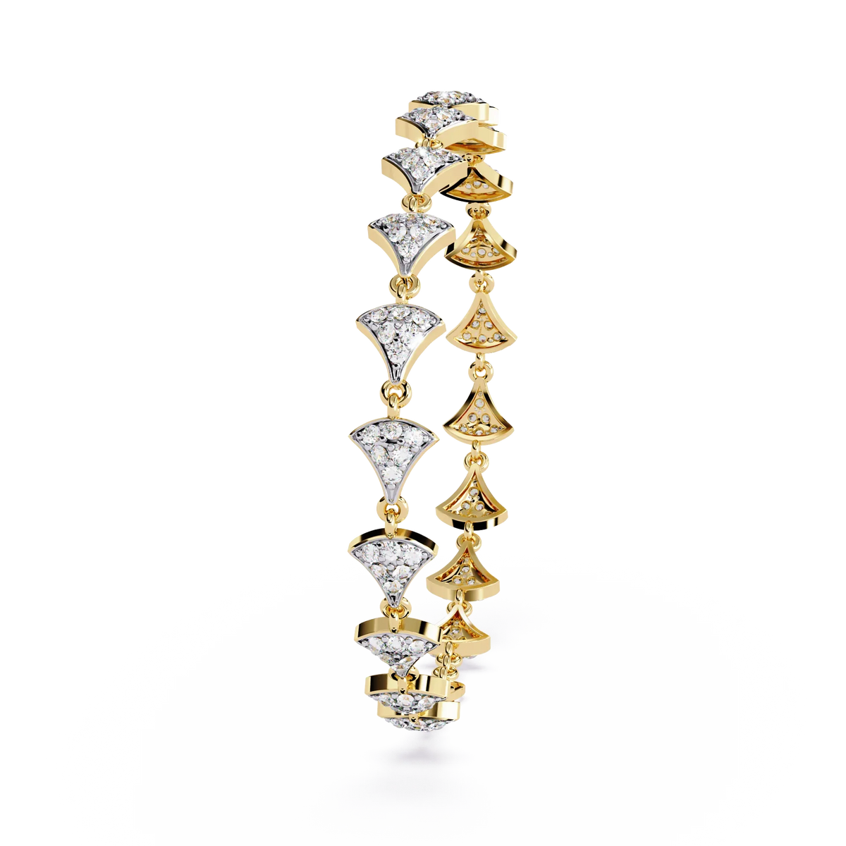 Deco Motif Lab Grown Diamond Bracelet - Ophiratbf