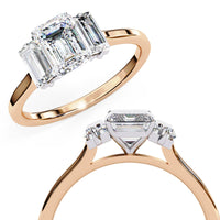 Celestia Emerald Trilogy Ring - Ophiratbf