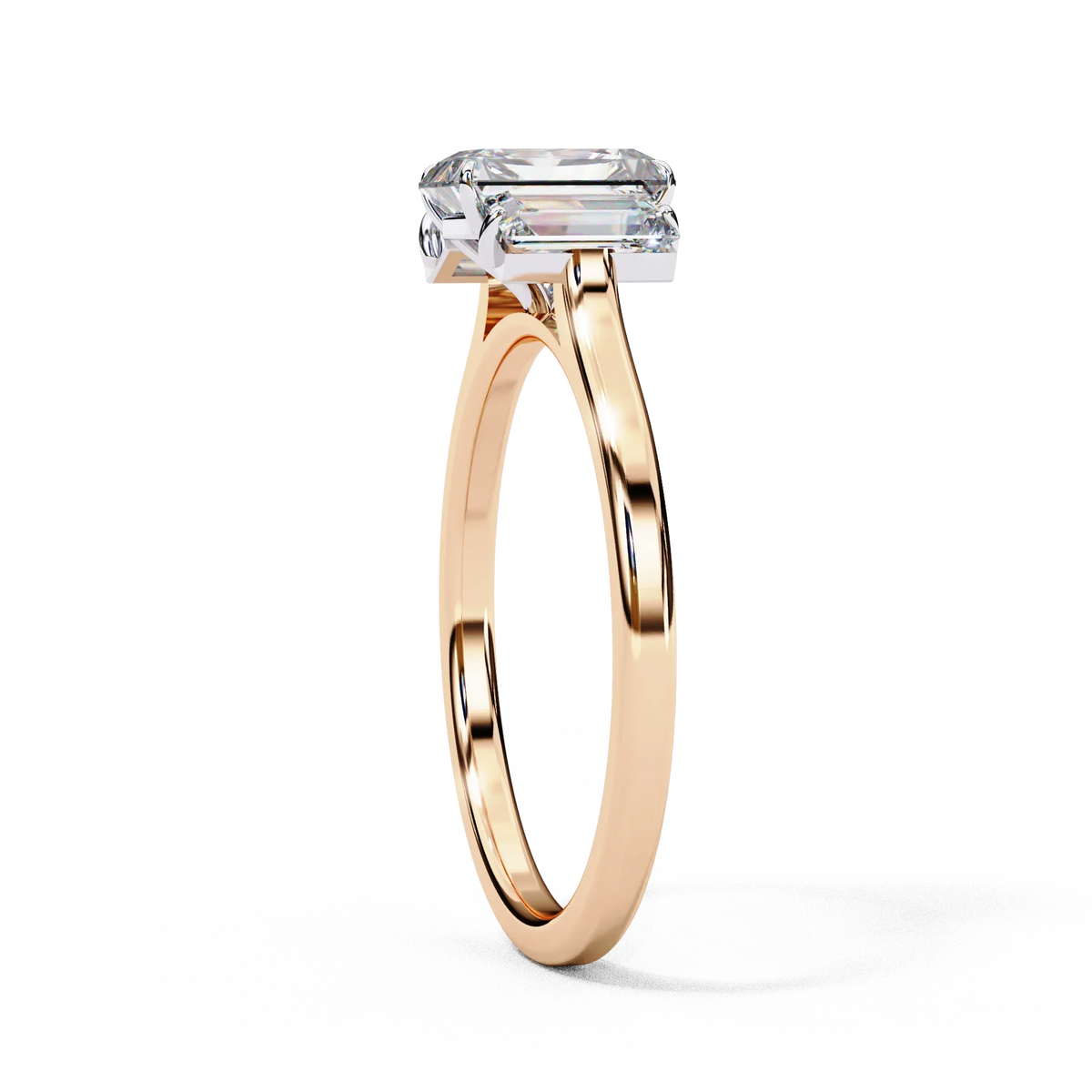 Celestia Emerald Trilogy Ring - Ophiratbf