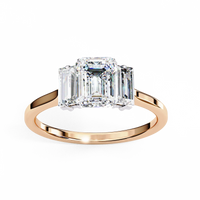 Celestia Emerald Trilogy Ring - Ophiratbf