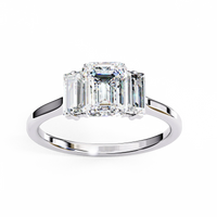 Celestia Emerald Trilogy Ring - Ophiratbf