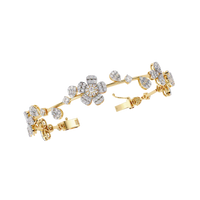 Spring Gala Lab Grown Diamond Flower Bracelet - Ophiratbf