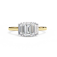 Celestia Emerald Trilogy Ring - Ophiratbf