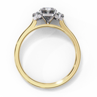 Celestia Emerald Trilogy Ring - Ophiratbf